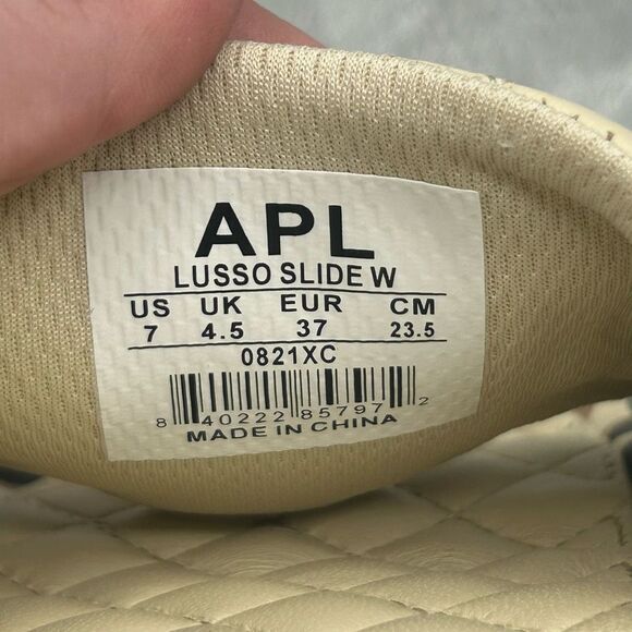 APL Athletic Propulsion Labs Lusso Leopard Slides Size 7 - Picture 9 of 13